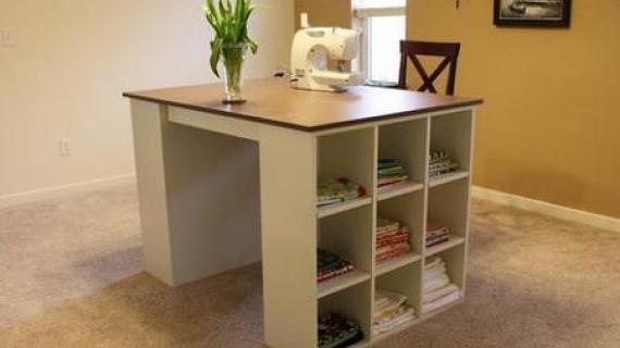 modular storage desk