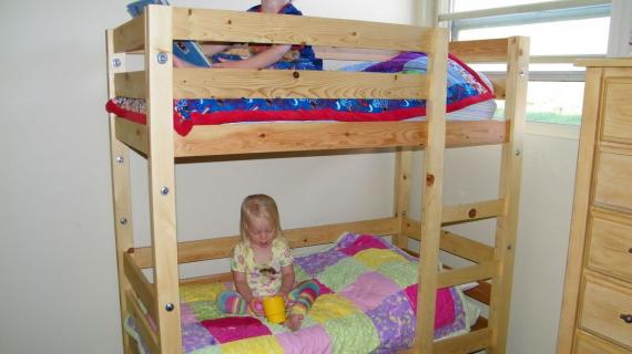 Toddler Bunk Beds Ana White, Crib Size Bunk Bed Plans