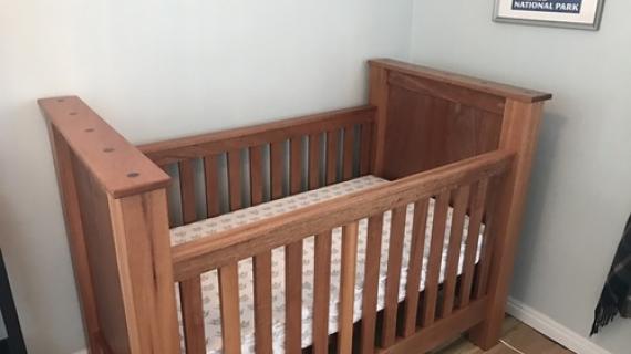 farmhouse baby bed