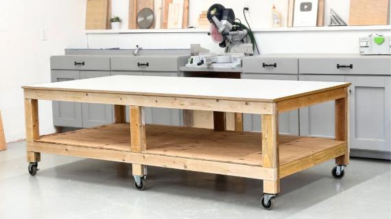 4x8 work bench plans