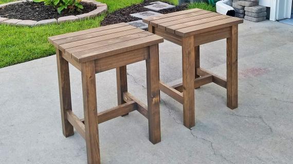 Side And End Table Plans Ana White, How To Make A Small Garden Side Table