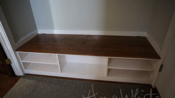 Extra Wide Shoe Bench