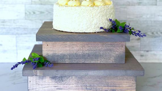 free cake stand plans