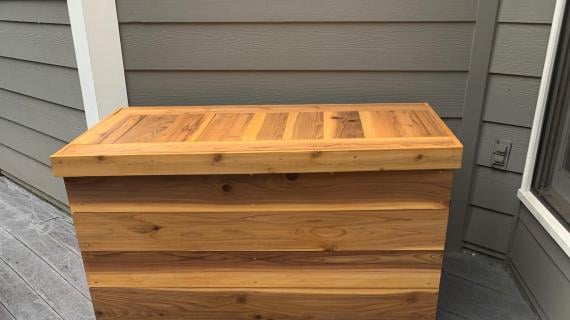 DIY Outdoor Storage Box - The Chronicles of Home