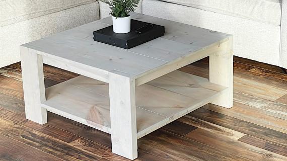 modern coffee table plans square