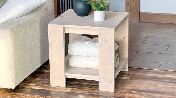 Side And End Table Plans Ana White, Diy Narrow Side Table