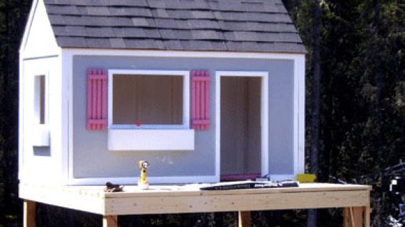 ana white outdoor playhouse