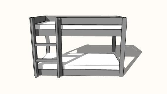 Bunk Bed Ana White, How To Make A Full Size Bunk Bed