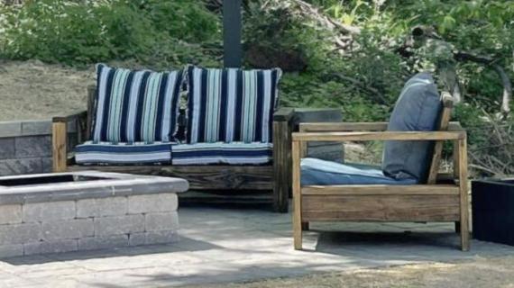 diy outdoor chair comfortable reclined seat