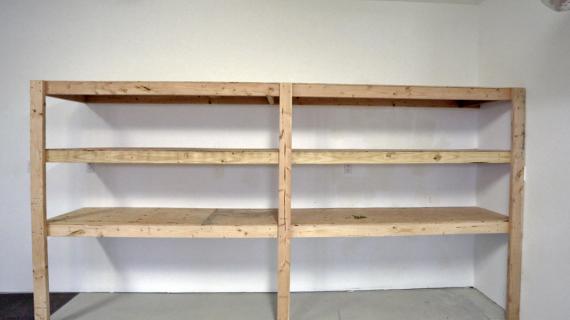 Best Diy Garage Shelves Attached To, How To Make Doors For Garage Shelves