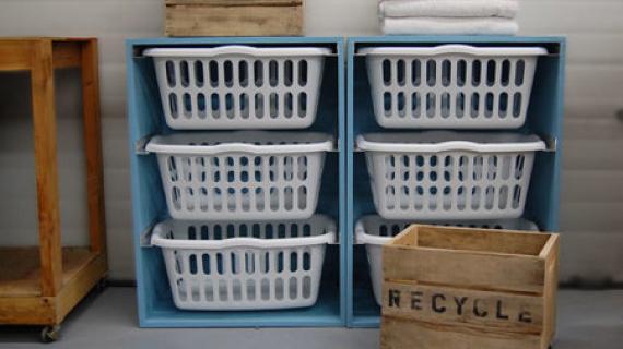 dresser for laundry baskets 