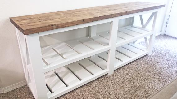 extra wide sofa table