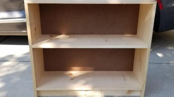 White and on sale pine bookcase