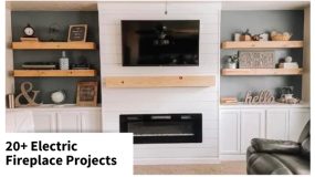 diy electric fireplace projects