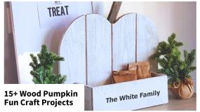 wood pumpkin craft ideas